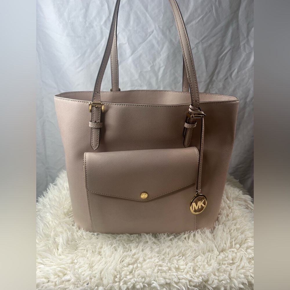 Michael Kors Tan Tote with Structured Design